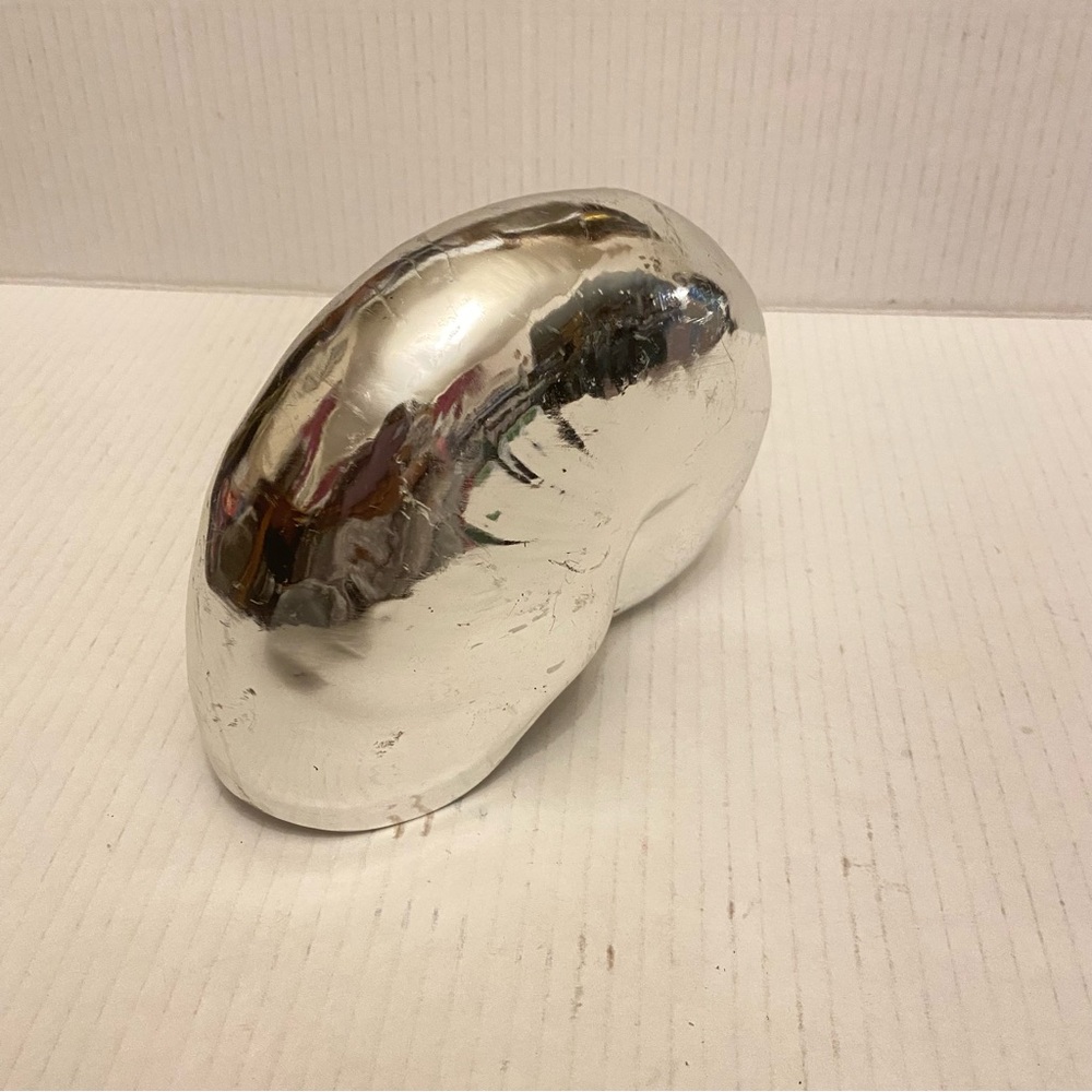 Nate Berkus Nautilus Silver Tone Shell Objet d'Art Figure Home Decor Figurine.